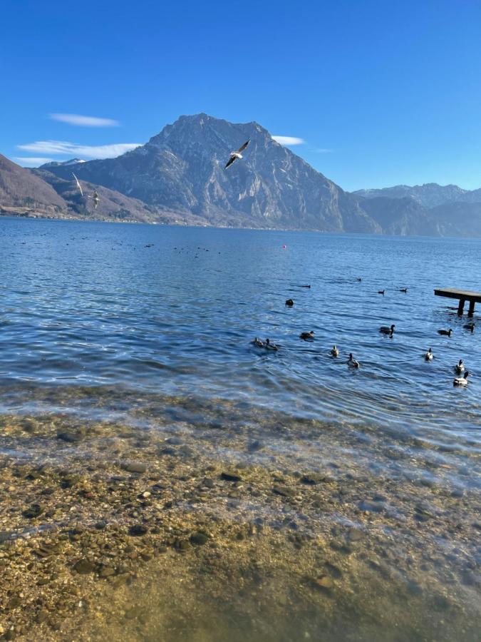 Bergglueck - Gemuetliches Appartement Am Traunsee Altmuenster Bagian luar foto